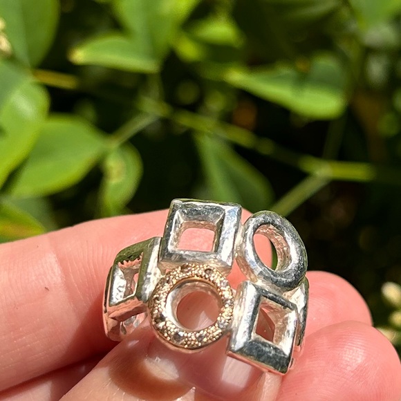 Pink Diamonds, rose gold and sterling silver Ring - Picture 8 of 13